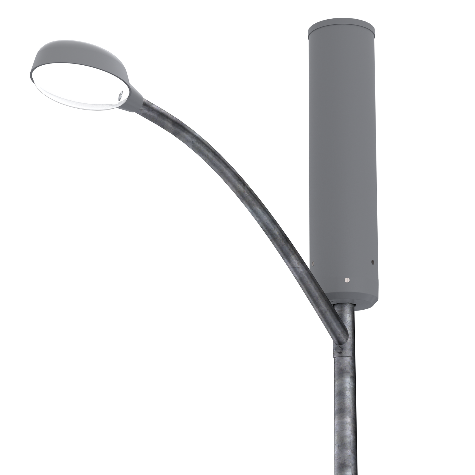 10"W Pole Top Mount & Short Skirt