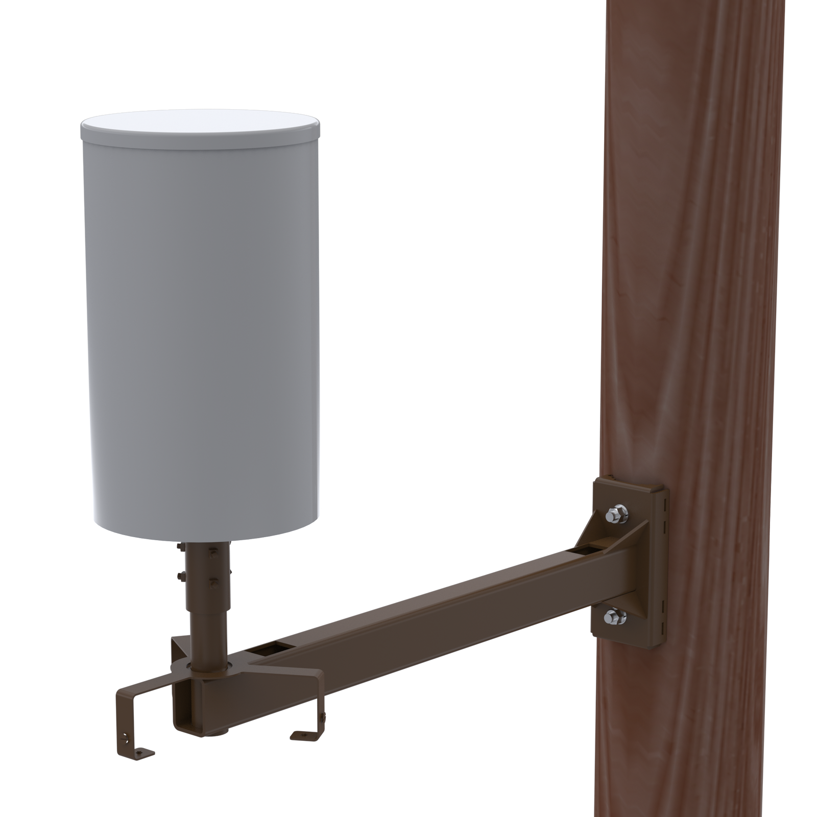 Side Arm Pole Mount with Shroud