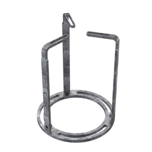 Universal 12" Pole Top Mount & Short Skirt (Antenna & Light Arm Exposed)