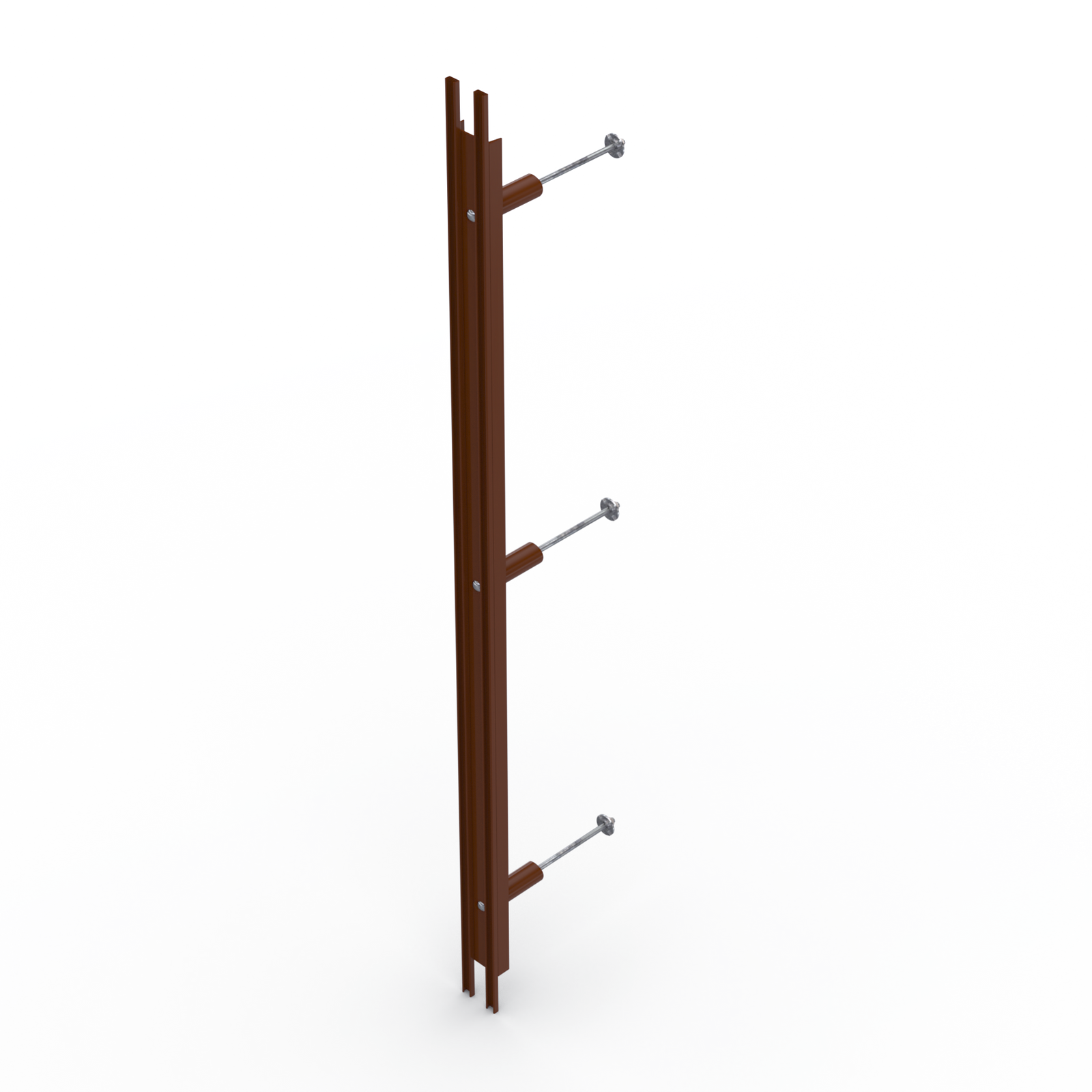 11' x 6" Wood Pole Aluminum Sled Mount